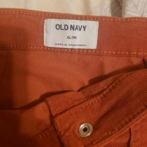 Old navy girls skirt size 14 burnt orange